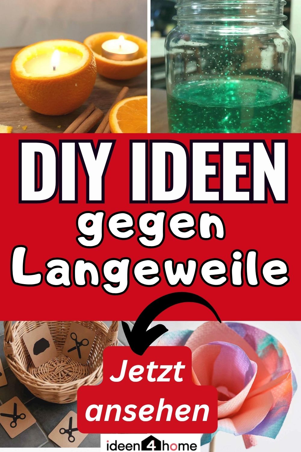 DIY Ideen gegen Langeweile, Basteln gegen Langeweile, Bastel-Ideen gegen Langeweile